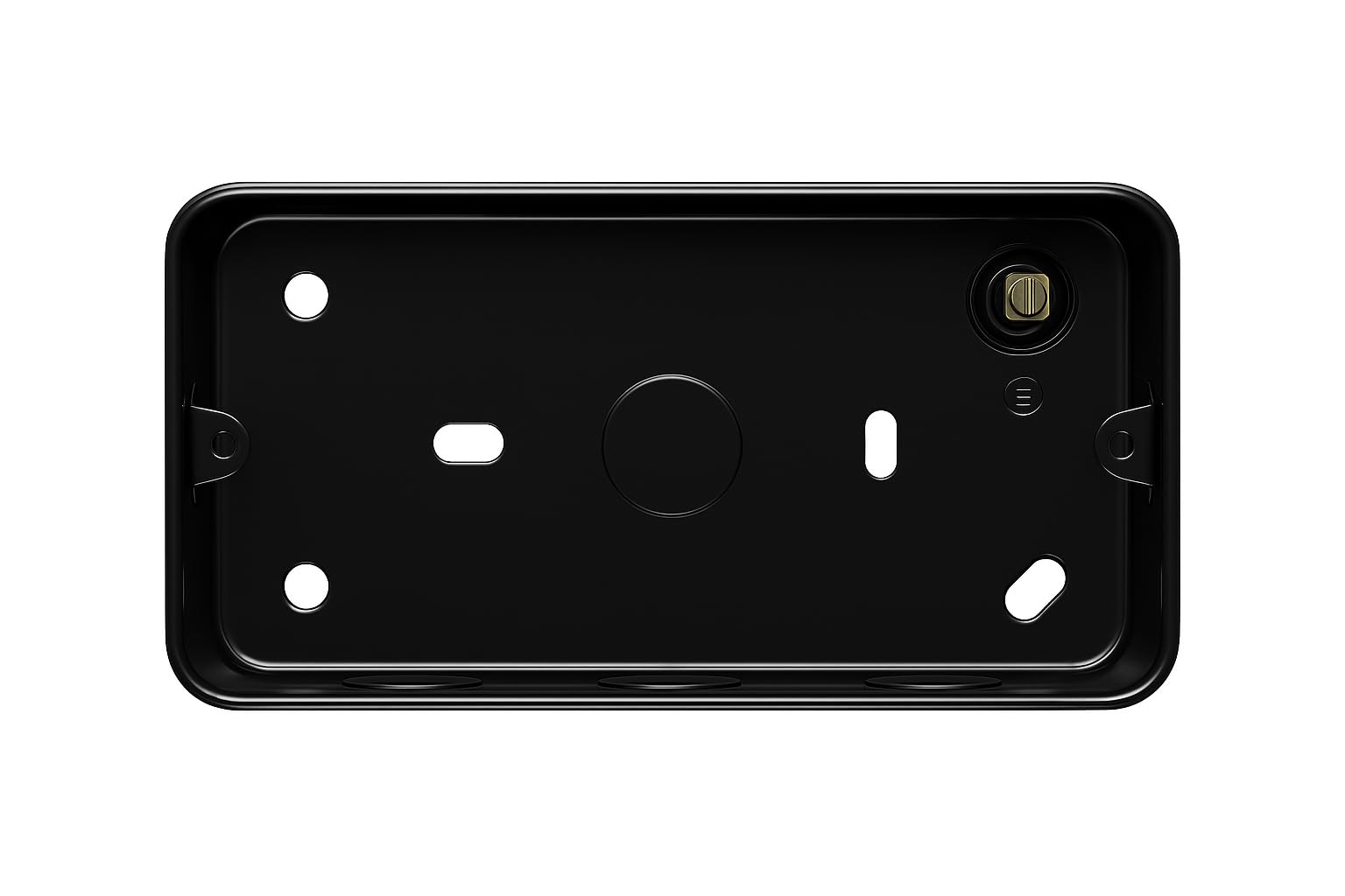 SH, Matt Black, 2 Gang Socket - Image 4