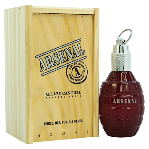Arsenal Grey Men Eau De Parfum Spray, 3.4 Ounce