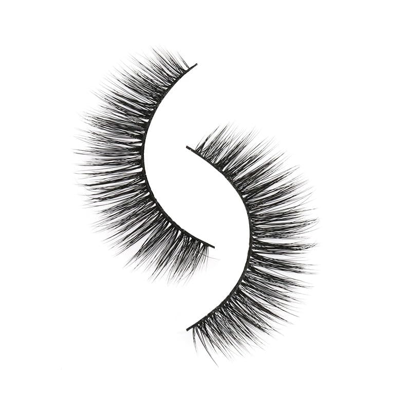 Reusable False Eyelashes Self Adhesive Waterproof Natural Wispy Strip Lashes Easy Glue‑Free Application(6D-05)-picture-30