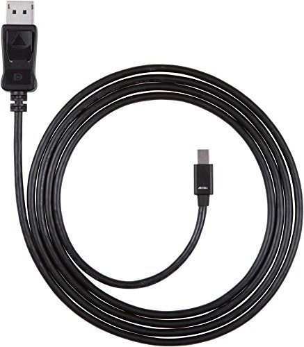 Accell B143B-007B Mdp To Dp 1.2 - Vesa-Certified Mini Displayport To Displayport 1.2 Cable - 6 Feet (Black), Hbr2, 4K Uhd @60Hz, 1920X1080@240Hz #TOP2