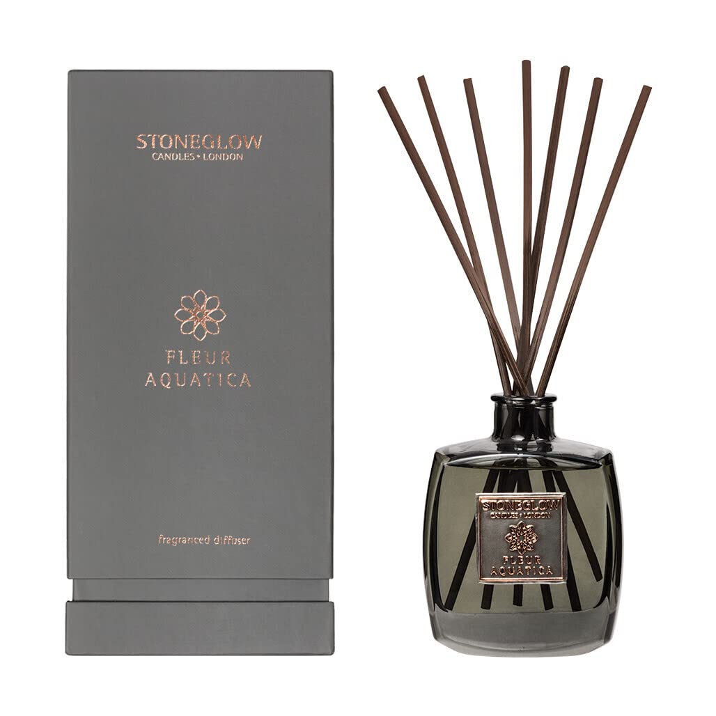 Stoneglow Multi-Colour Metallique "Fleur Aquatica" Reed Diffuser