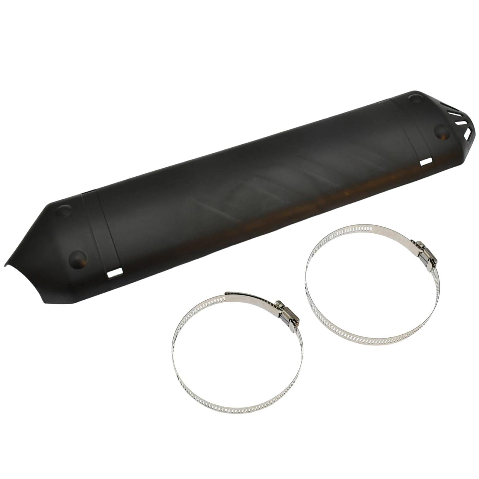 Motorcycle Exhaust Heat Shield, Tail Pipe Guard Cover, Compatible with KTM 250 300 XC XCW EXC TPI, Husqvarna 250 300 TE, 2020-2023 (Black)