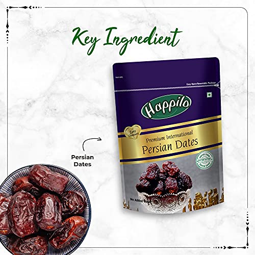 Image of Happilo Premium International Persian Dates Value Pack Pouch, 350 g