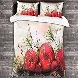 Funda de edredón con estampado 3D y cremallera oculta que se puede abrir y cerrar. El paquete incluye: 3 piezas (1 funda de edredón doble y 2 fundas de almohada). El edredón se vende por separado. Es agradable al tacto, suave, suave y agradable al tacto. El proceso de impresión digital 3D no se decolora ni encoge.