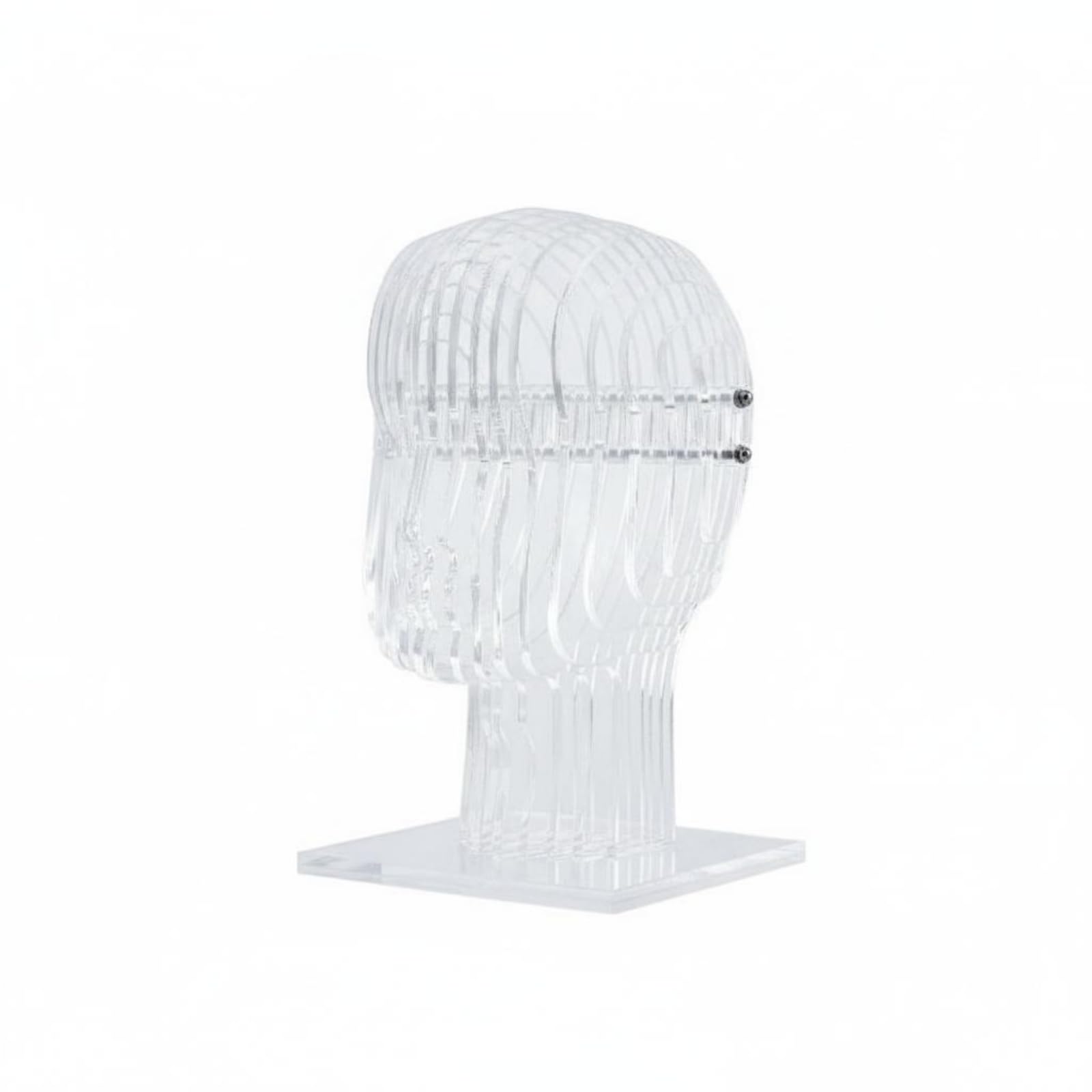 Hollow Head Headphone Rack Modern Minimalist Design Acrylic Headphone Stand Space Saving Transparent Head Bust Stand, 19-18-26cm|Collectibles | Collectible Figures & Supplies-image-27