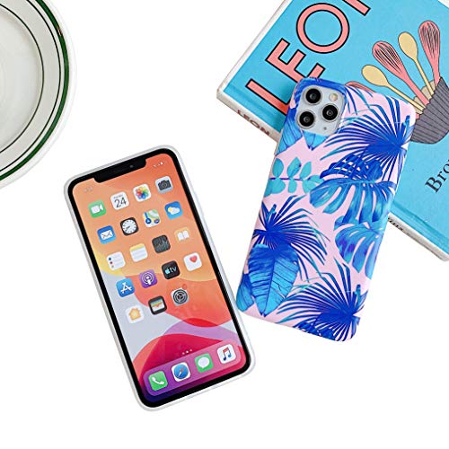 Image of MVYNO Floral Tropical Beach Design For iPhone 11 Cover | Elegant Trendy iPhone 11 Case (Green, Flexible | Silicone | Tropical)