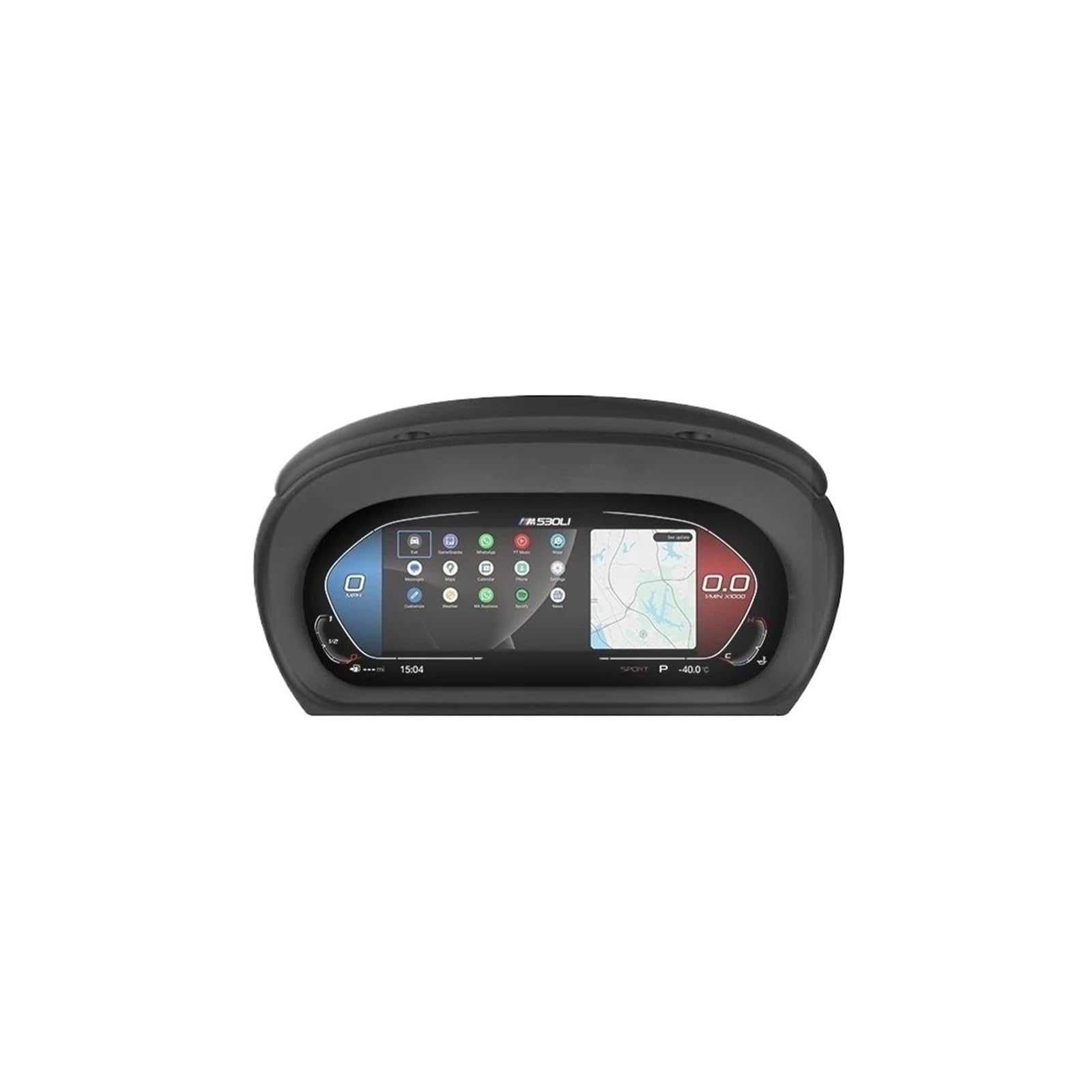 Tablero de coche digital para BMW E90 E91 E92 con pantalla de velocímetro LCD y Carplay 7