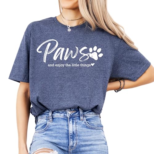 Kite and Crest Paws and Enjoy the Little Things Shirt -