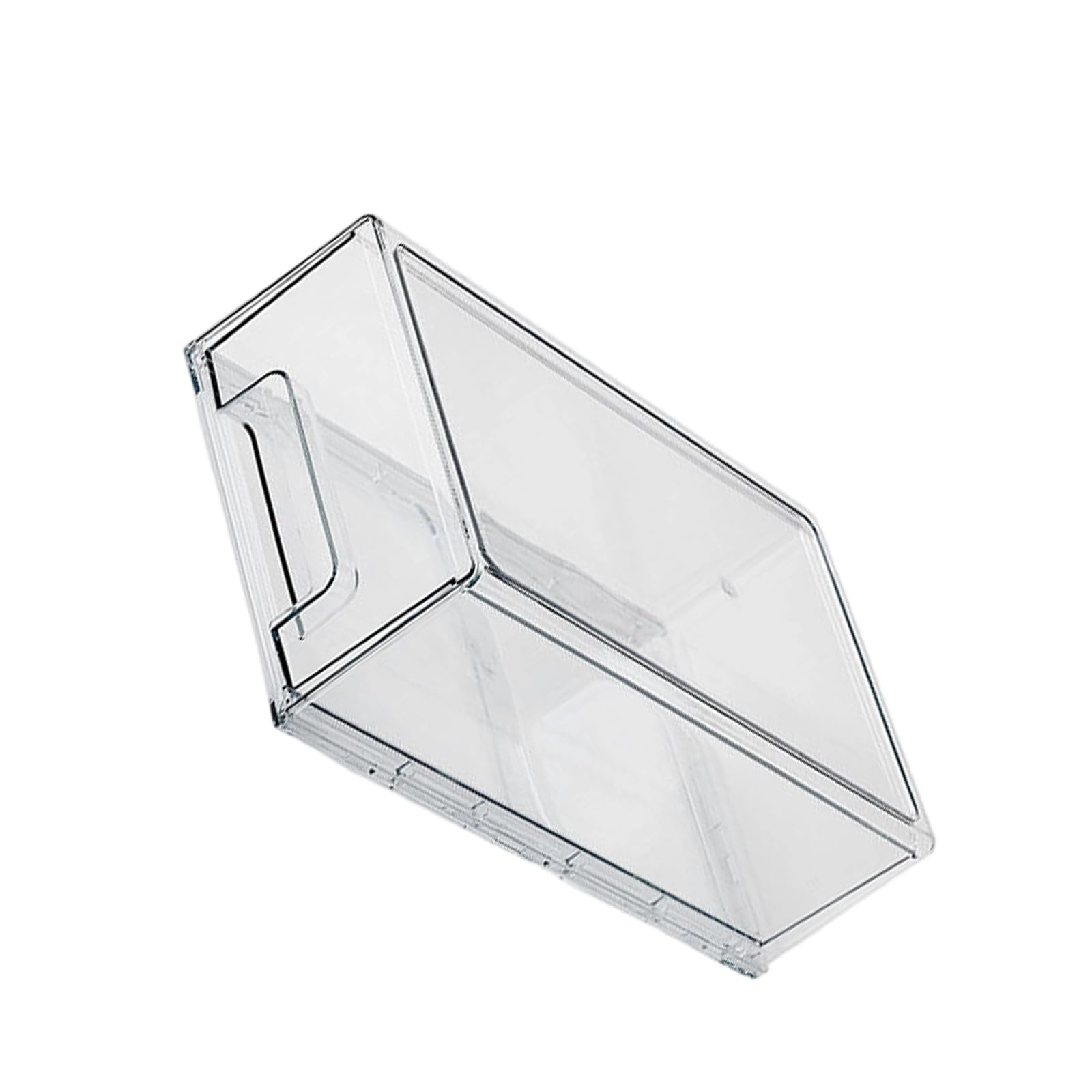 Practical Stackable Drawer Styles Organizers with Clear Viewing Window for Easy Access to Stored Items Makeup Storage Box