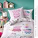 Peppa Wutz CTI - Juego de cama reversible, diseño de Peppa Pig,...