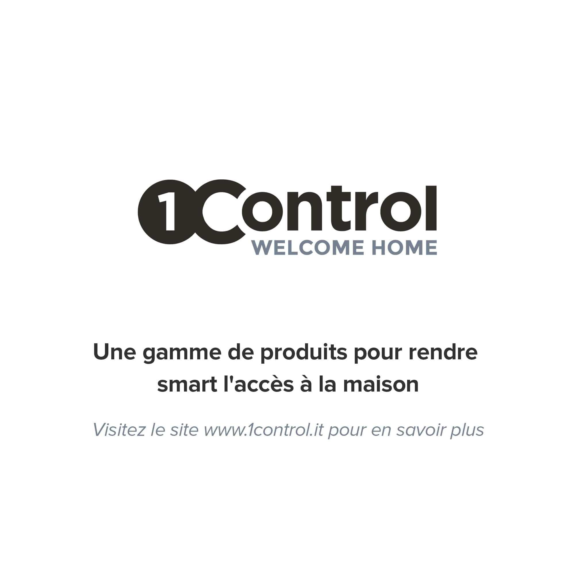 1Control Why 2 Télécommandes Universelles Portail et Garage – Compatible avec 750+ Modèles, Rolling Code et Code Fixe – Multifréquence 433-868 MHz AM/FM – Télécommandes Blanches
