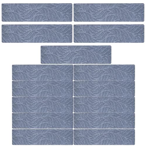 Genérico Pasadas de Paso de escaleras, con Agarre Antideslizante, 55x19 cm, Cubiertas de Interiores, Protectores de escaleras de Madera, Material Duradero, para niños, Mascotas, Perros, Patio, Garaje
