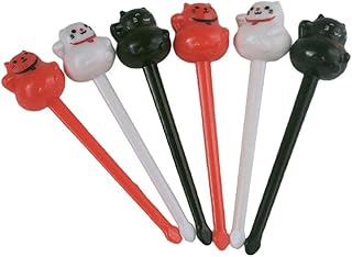 6 pcs Animal Cat Fruit Fork Mini Cartoon Children Snack Cake Dessert Pick Toothpick Bento Lunches Party Decoration lucky Cat toothpicks for appetizers fancy toothpicks travel