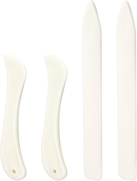 WONVOC 4 Pcs Bone Folders, Crease Makers, Scoring Tool, Bone Folder Tool