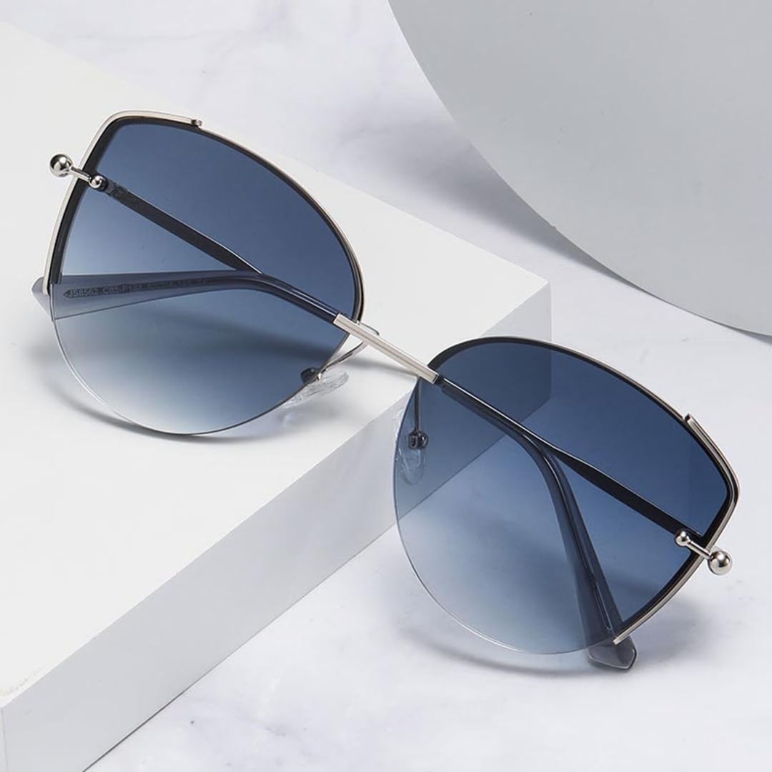 Occhiali da sole da donna Cat Eye, occhiali da sole da spiaggia, protezione solare, anti-UV e parasole