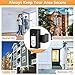 Anti-Theft Video Doorbell Mount Compatible with Wireless Video Doorbell, Not Block Doorbell Motion Sensor, No-Drill Mounting Bracket Wedge Adapter Holder Accessories for Home Rentals Room