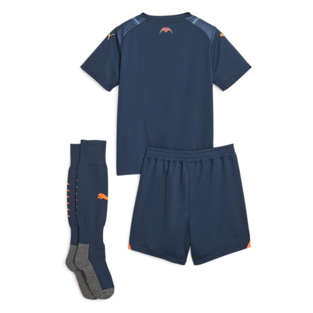 Valencia CF Season 2023/2024 Official Away Minikit Unisex Kids Puma MiniKits 104, Blue - Image 2