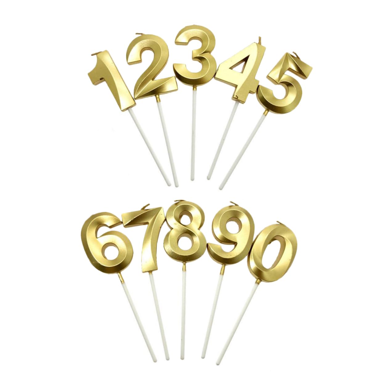 Amosfun 3 Juegos De Velas con Números para Cumpleaños Decoraciones De Cumpleaños para Decoración De Fiestas Velas De Parafina Decoraciones De Aniversario Un Posavasos Soporte para