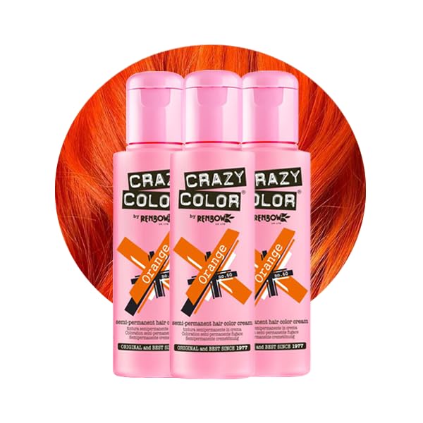 Semi-Permanent Orange Hair Dye