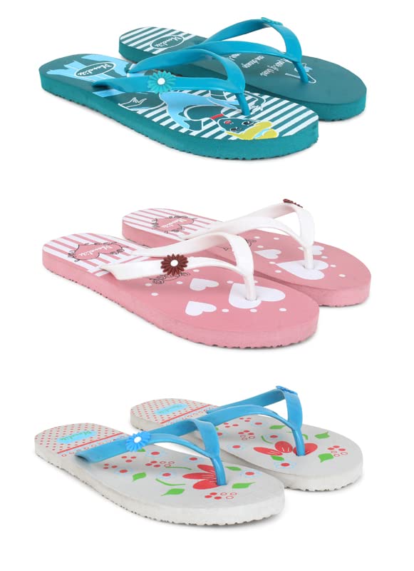 Phonolite Hawaii slipper chappal for women Daily use Hawaii chappal pack of 3 (B0B7BC7YH4) Amazon Price History, Amazon Price Tracker