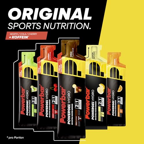 Powerbar - PowerGel Hydro - Orange - 24x67ml - High Carb Energie Gel - koffeinfrei - Natrium&Sodium