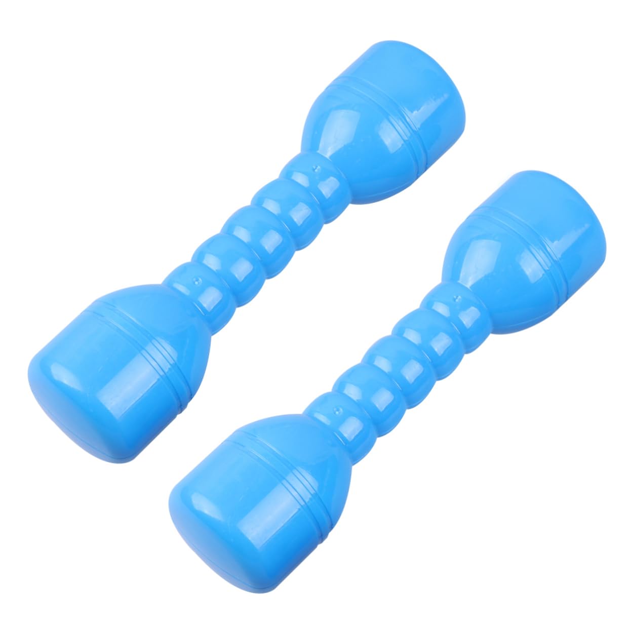 1pair Boy Girls Exercise Dumbbells Plastic Hand Bar Safe Boys and Girls Barbells for Play