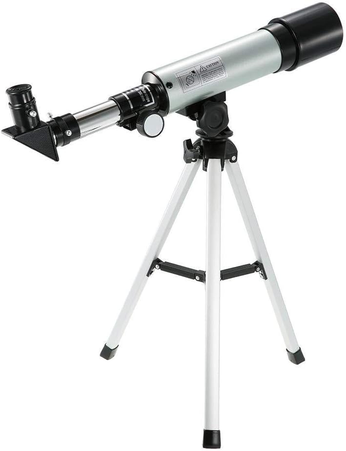 Land and Sky 90X Zoom Astronomical Moon Refractor Telescope Optical Glass Metal Tube with Tripod