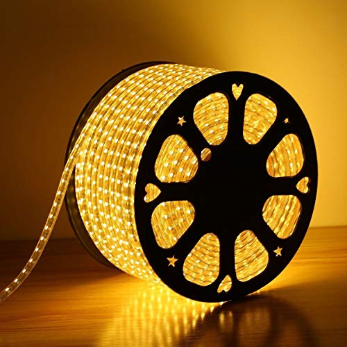 Image of Desidiya LED Strip Rope Light,Water Proof,Ceiling Light,Decorative led Light with Adapter. (5 Meter, Warmwhite)