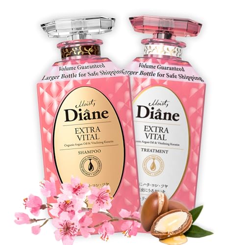 Moist Diane Keratin Shampoo and Conditioner for Women & Men, ...