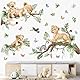wondever Wandtattoo Löwe Baum Zweig Wandaufkleber Dschungel Tiere Löwen AST Wandsticker Wanddeko für Kinderzimmer Junge Babyzimmer