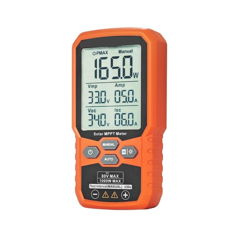 Miernik MPPT o mocy 1000 W, tester paneli fotowoltaicznych, multimetr prądu zwarciowego o napięciu otwartego obwodu 80 V 35 A