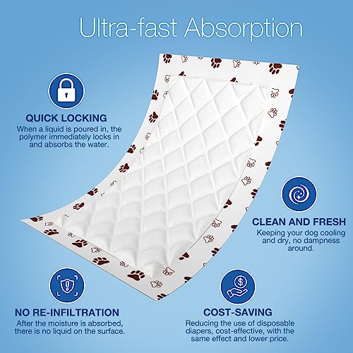 Coussinets protecteurs doux MICOOYO pour couches de petits chiens