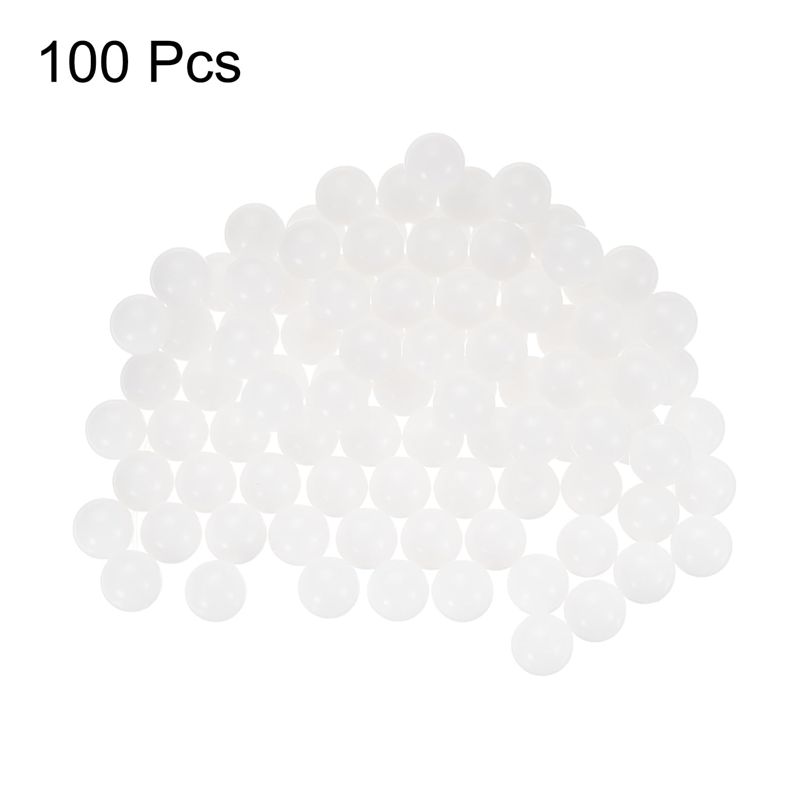QUARKZMAN 100 Stück POM Kugellagerkugeln 8mm, massiv aus Kunststoff, Präzisions-POM-Kugeln