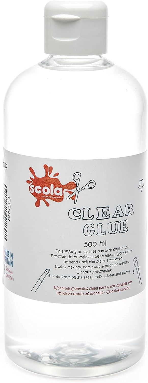 Colle PVA Lavable Effacer Scola Pour L'artisanat, 5L