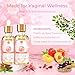 3 Packs Yoni Oil for Women - Feminine Care Oil - All Natural Vaginal Essential Oils, Reduces Odor, Restores pH Balance and Wetness, 1 fl oz/pc Strawberry Pineapple Peach Scent
