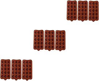 NOLITOY 9 Pçs Molde De Folha De Bordo Goma Molde De Sobremesa De Silicone Moldes De Sobremesa Molde De Cozimento De Alimentos Moldes De Folha De Silicone Moldes Para Fazer Doces Barra De