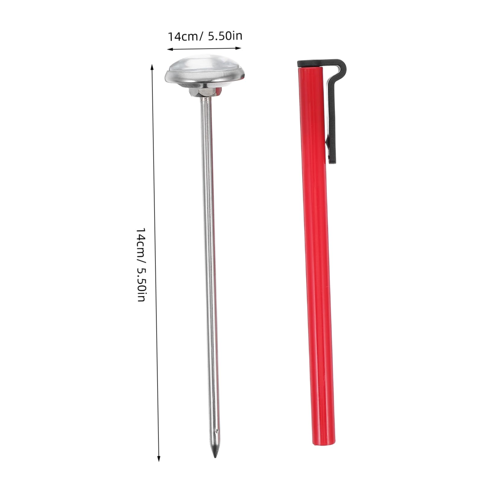 Ciieeo Analog Kitchen Thermometer Meat Thermometer Probe Multi-use for Cooking Baking and Frying