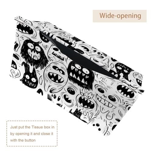 Boîtes à mouchoirs Monstres Halloween pour amuser vos invités à table - 6