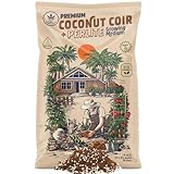 Happy Trees Coco Coir and Perlite 70/30 Growing Medium, Potting Mix, Seed-Starting, Premium Quality Triple-Washed for Low Salt/EC, pH Balanced Loose Coconut Fiber, Peat-Free, 50L (1.8 cu.ft.)