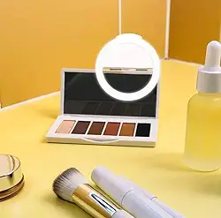 Mini Ring Light LED para Selfies – Iluminação Instantânea no Seu Telemóvel!