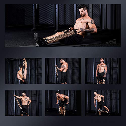 Sunsign Adjustable Bench Press Assistance Resistance Bands Removable Chest Expander with Resistance Bands,198LB(no bar)