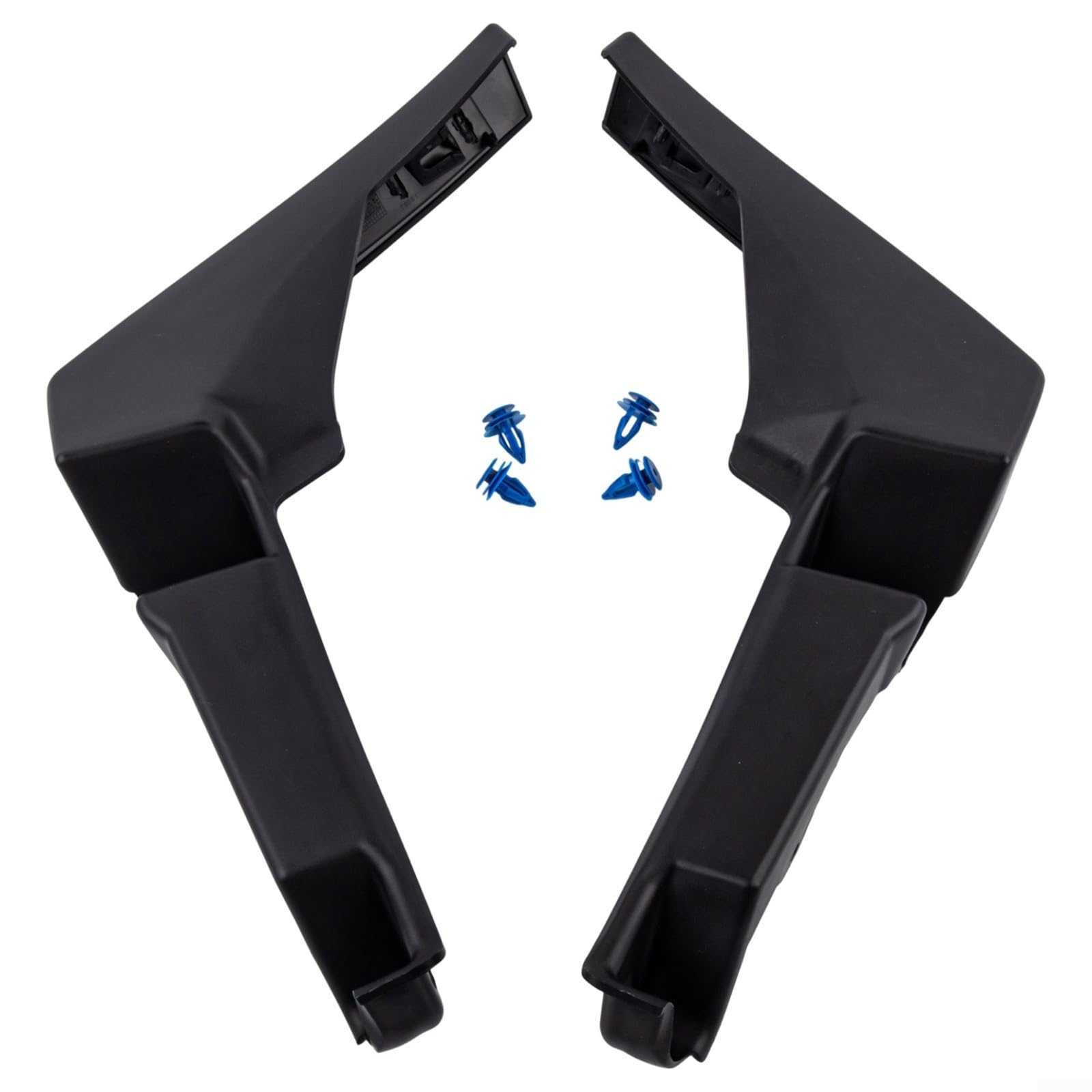 Acabado de parachoques delantero para Range para Rover para Evoque 2012-2016, borde de moldura de esquina de parachoques izquierdo derecho, tapa de extremo de plástico de repuesto LR028551 LR028550 (1