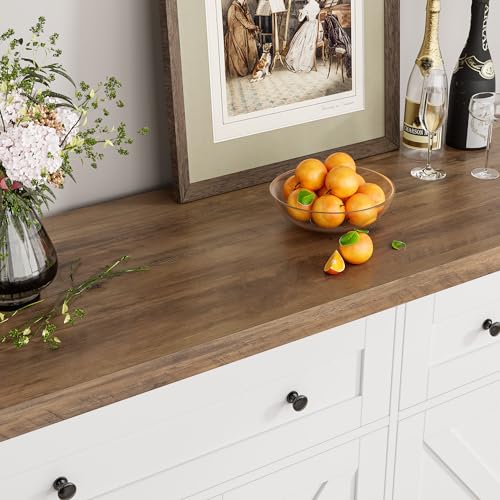 Hostack B0CL4MBMYW 55 Inch Buffet Sideboard Cabinet thumb #5