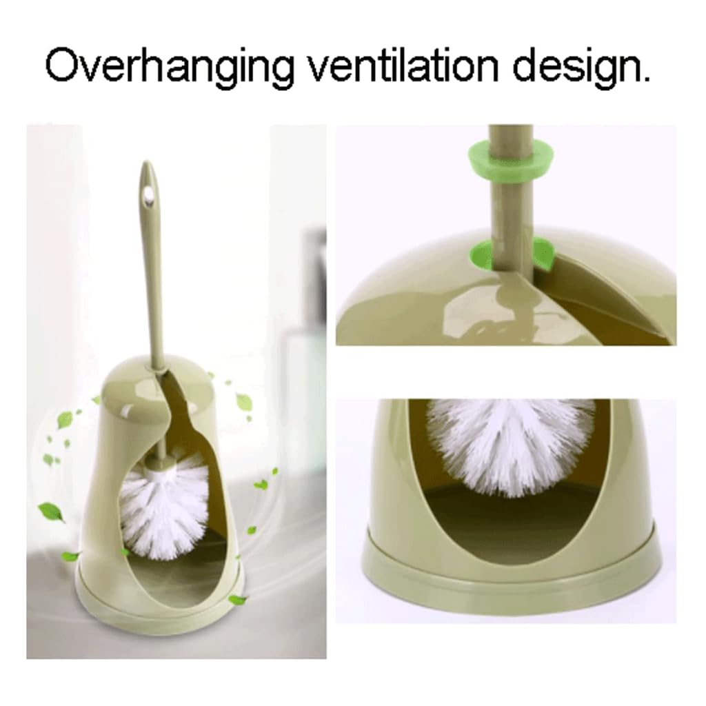Scopino per WC Durevole con Set di pattumiera Scopino per WC Scopino per WC in plastica Spazzola per WC per Pulizia Profonda