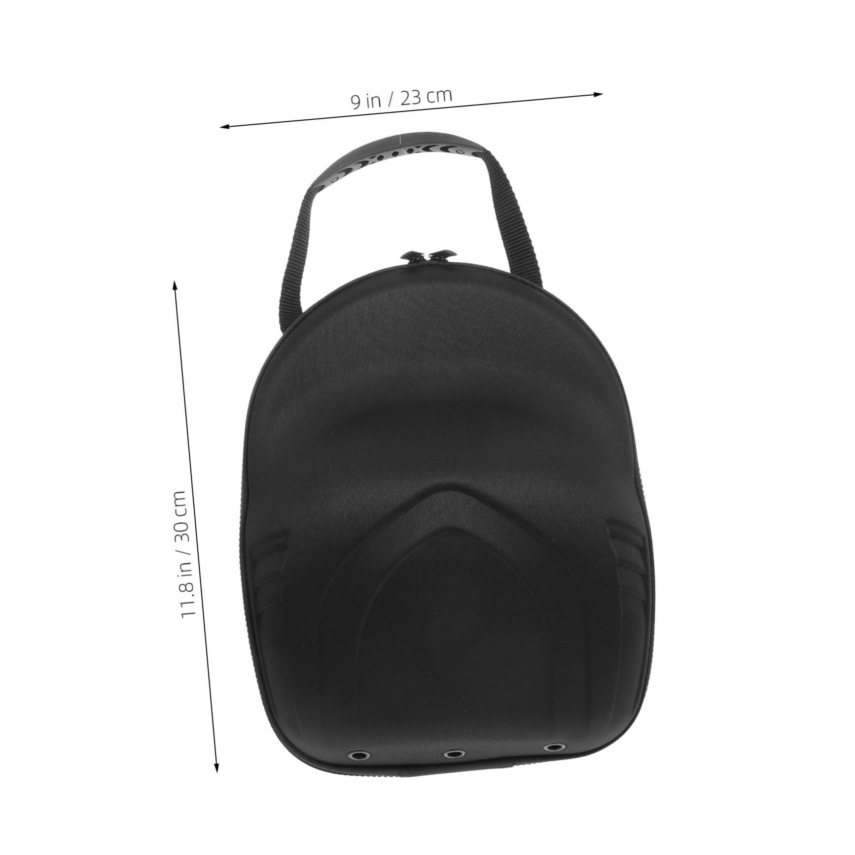Estuche de Viaje para Gorras de Béisbol Negro Eva 30x23x10 Cm | Caps y Baseball Hat, Apertura y Cierre Fáciles, Ligero y Bien Acabado, Almacenamiento Práctico
