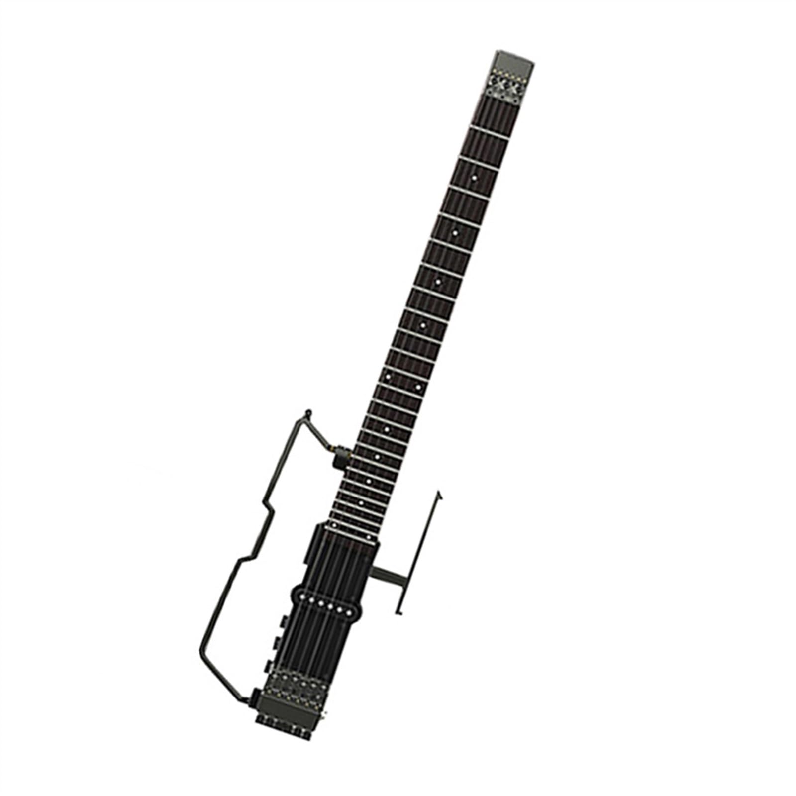 Początkujący Podróżny Składany Przenośny Bezgłowy Wyciszenie Naprawiono Instrument Muzyczny Z Gitarą Elektryczną Początkujący Bezgłowy Gitara Elektryczna