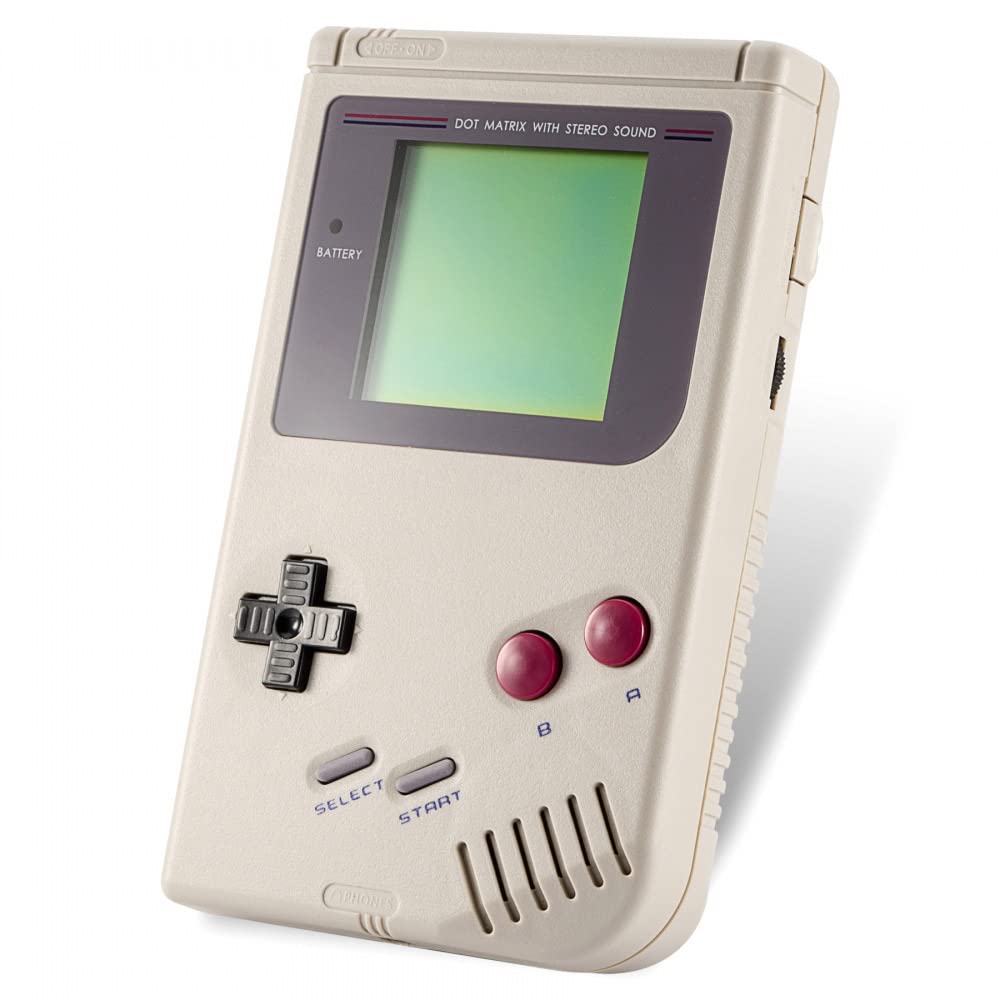 eXtremeRate Carcasa completa de repuesto gris para consola Gameboy Classic DMG-01 de 1989 GB con lente de pantalla y botones, consola de juegos portátil no incluida