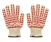 iBarBQ Barbeque Grill Smoker Oven Heat Protection Silicone Gloves, Pair