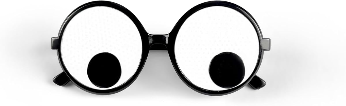 Googly Eyes Glasses Funny Costume Wiggle Eyes Novelty Shades Glasses | Funny Glasses Accessories for Party