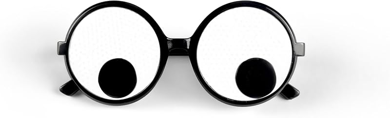Googly Eyes Glasses Funny Costume Wiggle Eyes Novelty Shades Glasses | Funny Glasses Accessories for Party